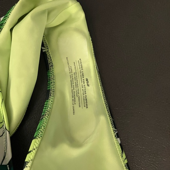 2/$18 NEW Aerie Cheeky Bikini Bottom Size XL Green White Sycamore - Picture 4 of 4